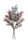 27" Christmas Pine Snow Noble Fir Spray x5 – Artificial Holiday Décor Fir Stems, Faux Pine Branches for Christmas, Home & Event Decoration, Set of 6